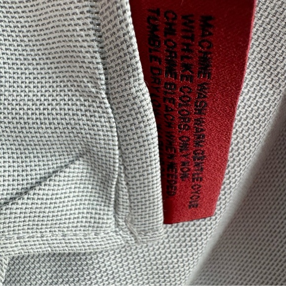 Alfani Men's Fitted Dress Shirt Button Front Button Up Gray Size Large 16 - Picture 5 of 8